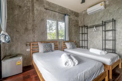 Superior Twin Room with Sea View — New Heaven Dive School and Resort